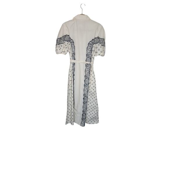 Chloé Bandana Printed Balloon-Sleeved Shirt Dress Sz FR 40/ US 8 NWOT - Picture 11 of 11